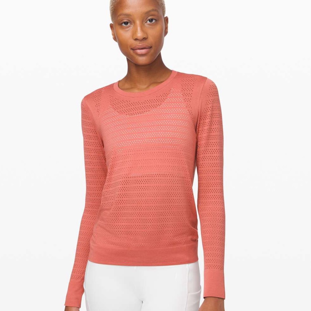 Lululemon Run Athletica Breeze By Long Sleeve  Casual Women’s Size 10